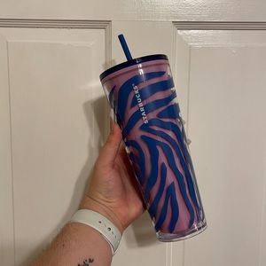 Starbucks Pink Zebra Tumbler!